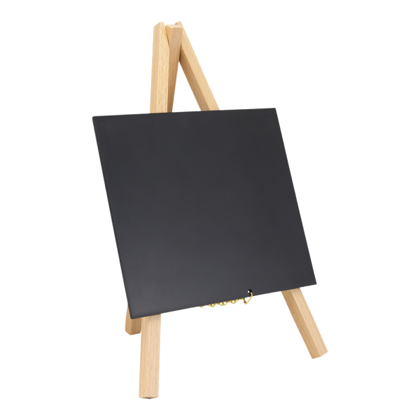 3er-Set Tischschild, Tisch-Kreidetafel auf Staffelei